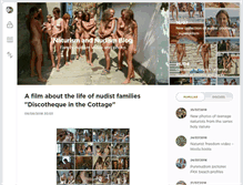 Tablet Screenshot of nudists-naturists.org